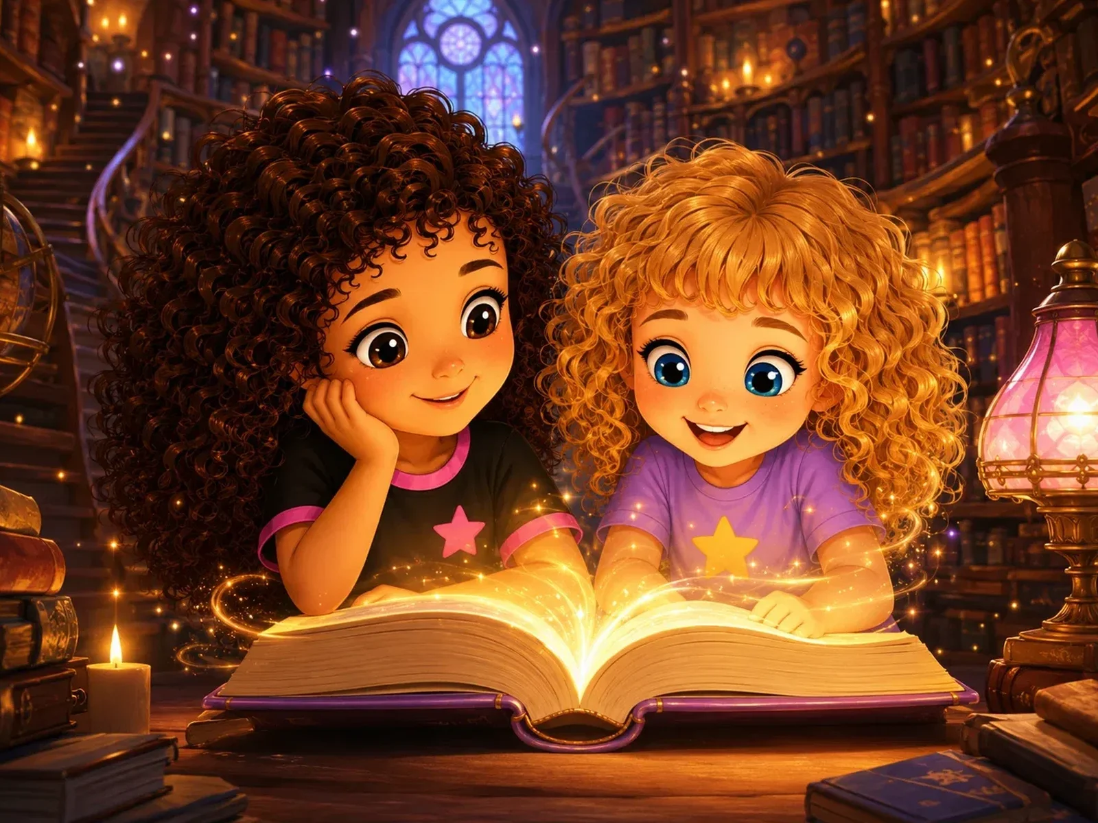 Capa da história O Segredo da Biblioteca